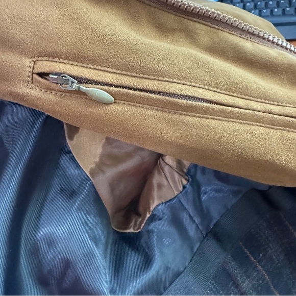 Jos. A Bank Large Men’s Coat Brown Suede Jacket - Picture 7 of 10